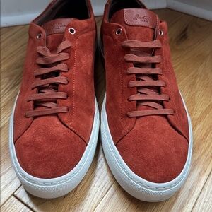 Good Man Brand burnt orange Suede Sneakers, Size 12